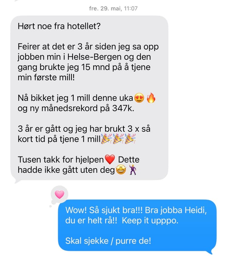 Melding fra Heidi Håland